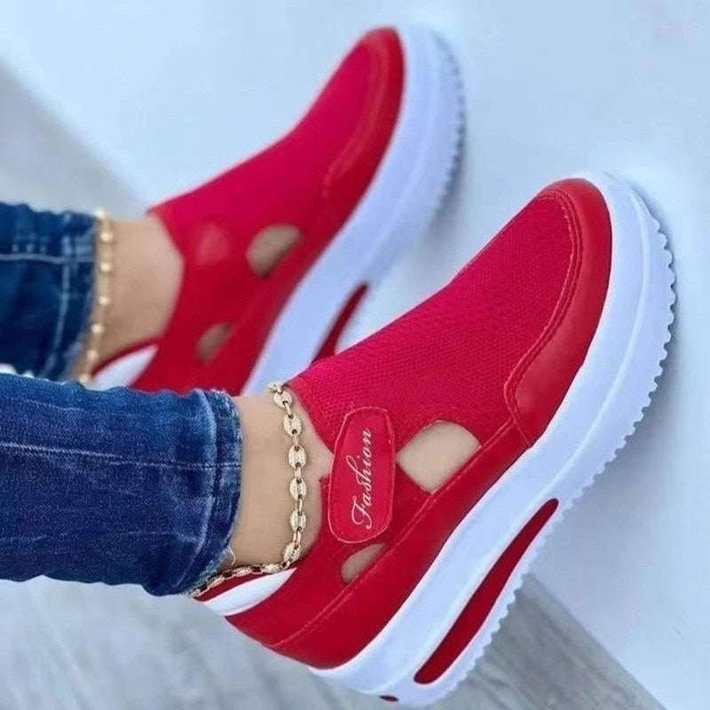 Ademende Dames MeshSneakers – Liana
