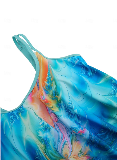 Tweedelige Tankini met Klassieke Print - Camille