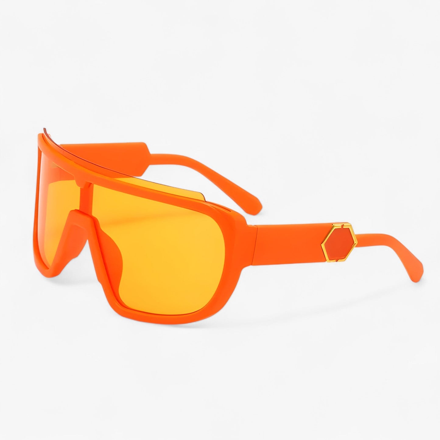 Oversized Monoblock Wraparound Zonnebril – Auron