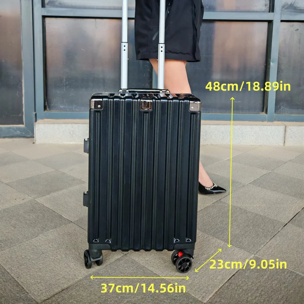 Hardshell koffer met aluminium frame – Vilnius
