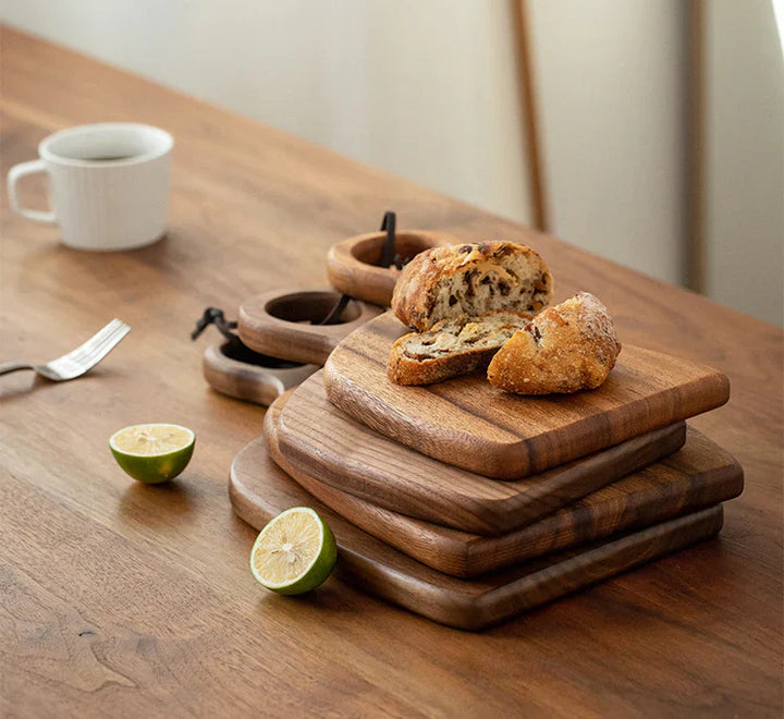 2-Pack Walnoot Houten Snijplanken - Waldré