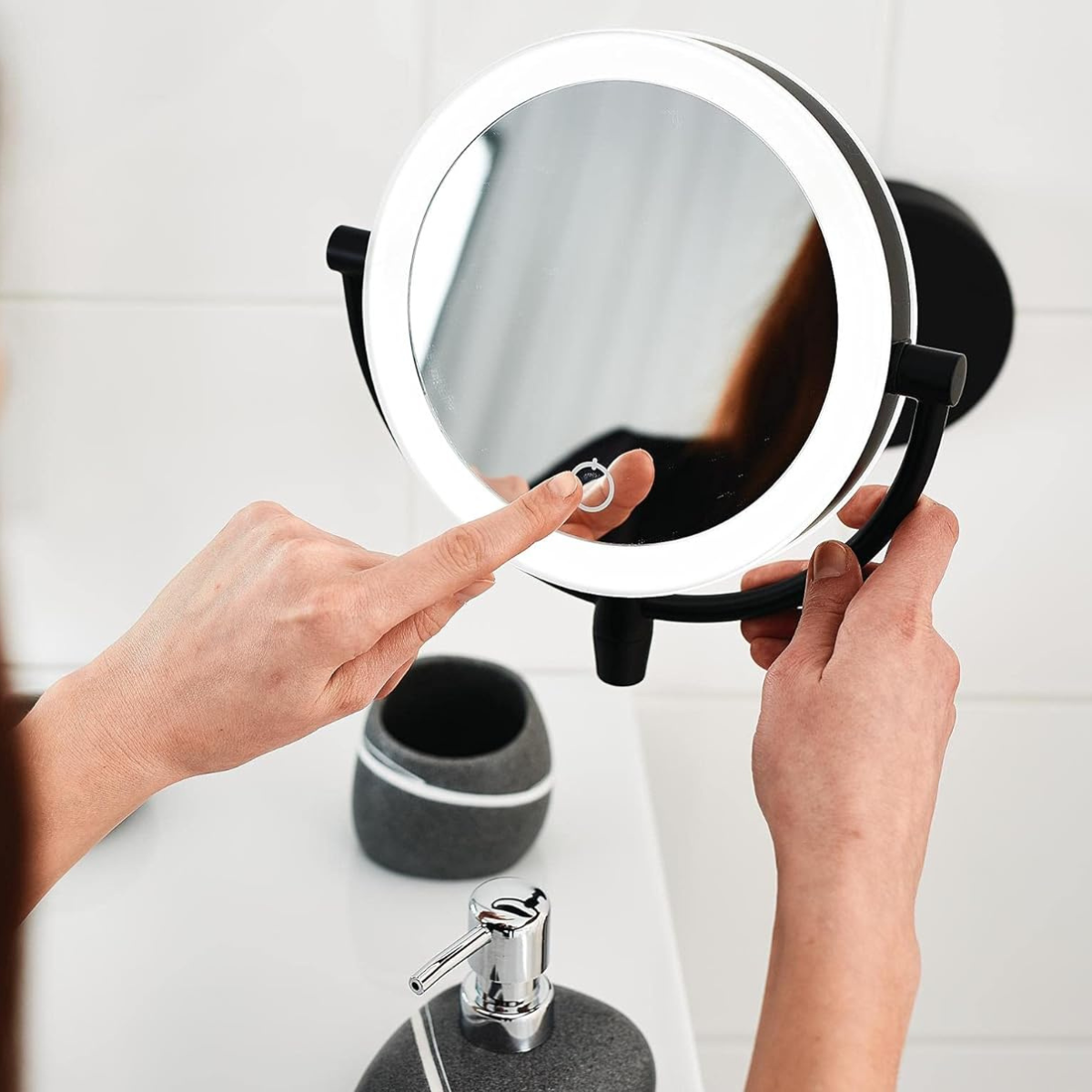 Verlichte Make-up Spiegel - LumiAura