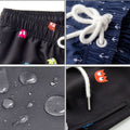 Trendy & Sneldrogende heren badshorts met zakken - Matteo