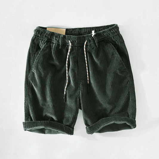 Zomer heren katoenen shorts met trekkoord – Leon