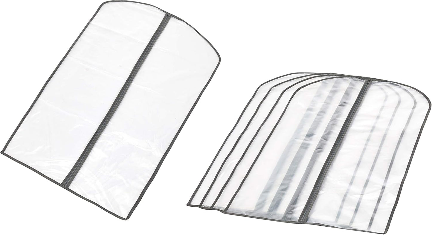 PEVA Kledingopberghoes Set – 5-Pack Stofhoezen met Rits (1 Kopen, 1 GRATIS)