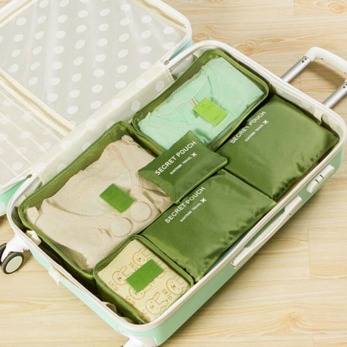 Bagage Inpakorganizer Set – 1+1 GRATIS Ruimtebesparende Reisopslagzakken