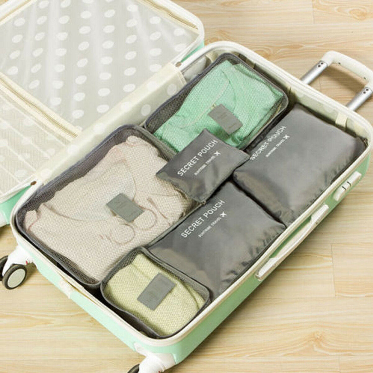 Bagage Inpakorganizer Set – 1+1 GRATIS Ruimtebesparende Reisopslagzakken