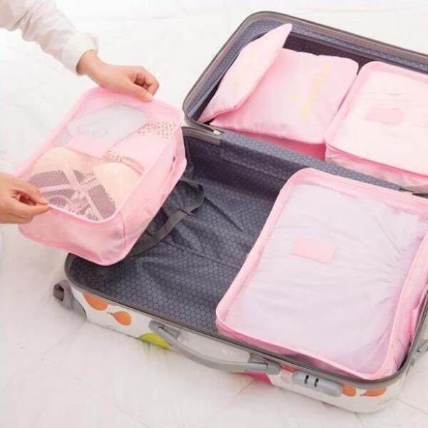Bagage Inpakorganizer Set – 1+1 GRATIS Ruimtebesparende Reisopslagzakken
