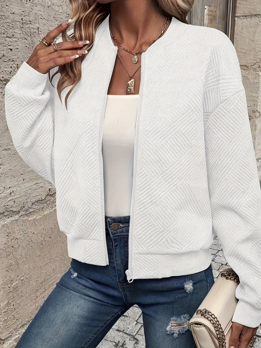 Stijlvolle Dames Zip-Up Jas – Rivka