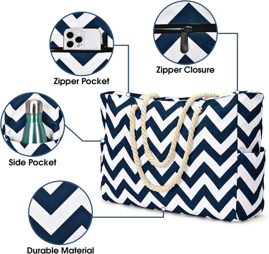 Waterdichte Grote Tas met Ritssluiting voor Werk & Spel