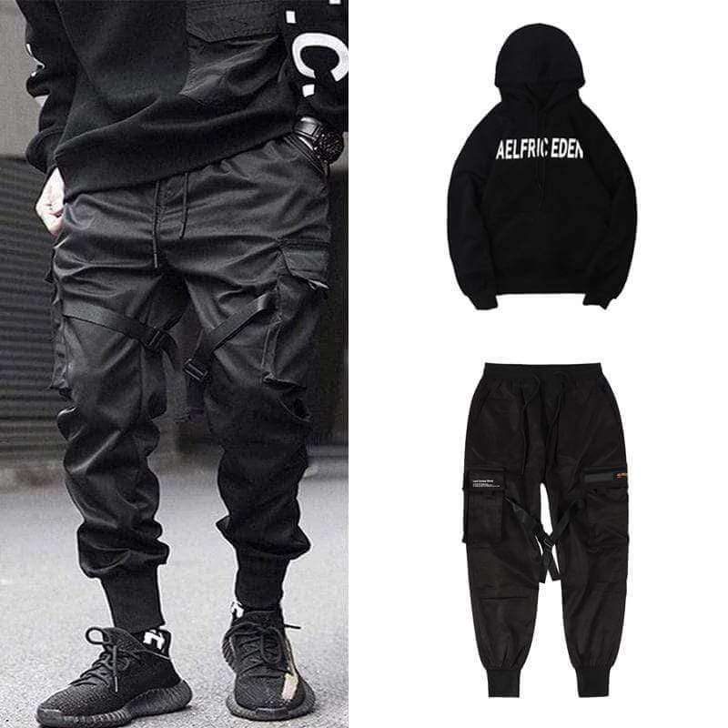Multi-Pocket Heren Hip-Hop Cargobroek – Dante