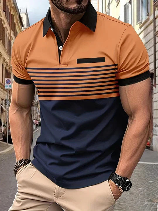 Gestreepte Heren Zomerpolo – Damian