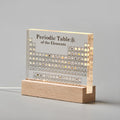 Verlichte Periodieke Tabel met Echte Elementen - Elementa