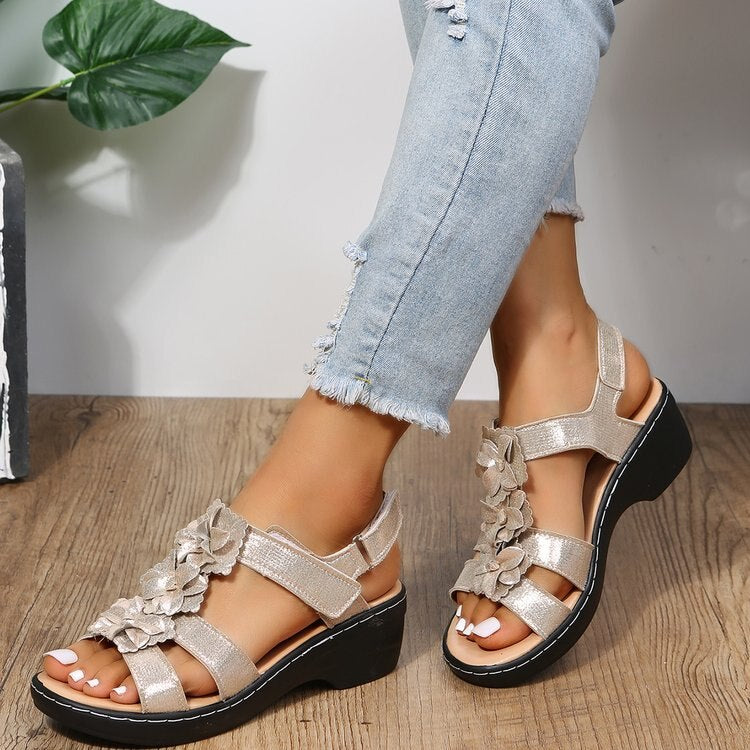 Retro Dames Zomersandalen - Aurelia