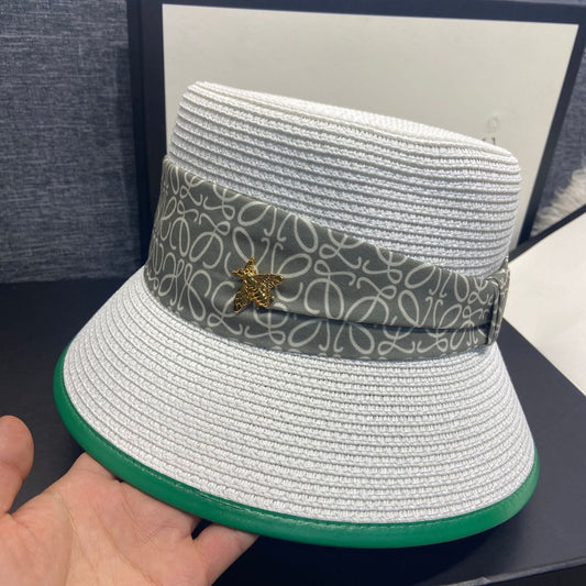 Stijlvolle dames zomerhoed met strikdetail – RibbonShade