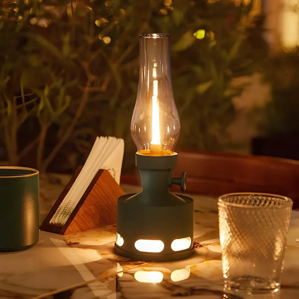 Oplaadbare Vintage LED Lantaarn - LumaLantern