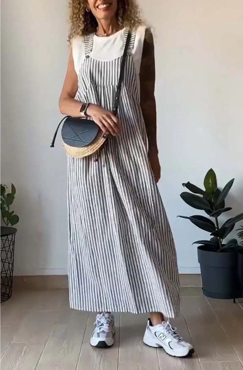 Stijlvolle Gestreepte Casual Jumpsuit met Comfort-Snit – Liana