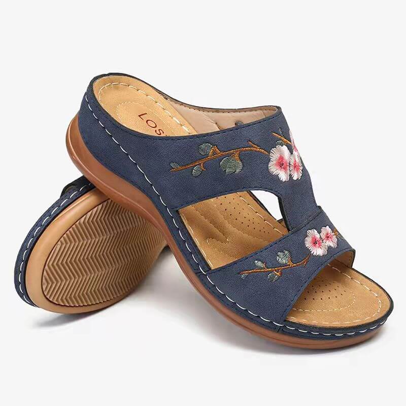 Orthopedische Dames Bloemensandalen – Florina