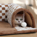 2-in-1 Katten Tunnel Bed - FurryFun