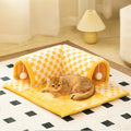 2-in-1 Katten Tunnel Bed - FurryFun