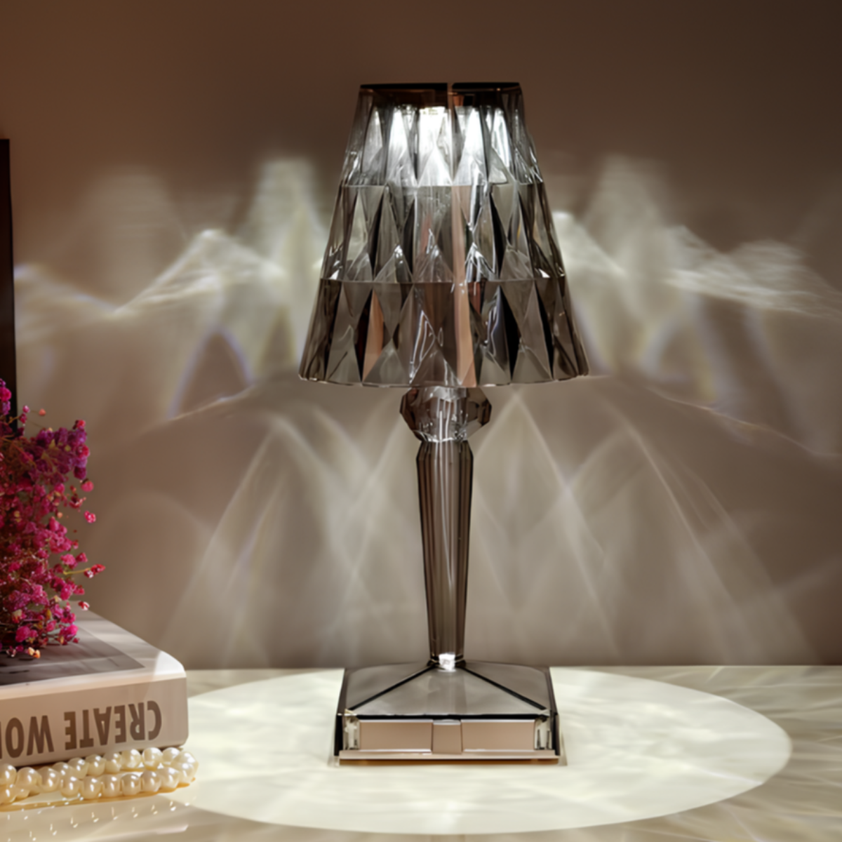 Kristallen Tafellamp met Touchbediening - LumeCrystal