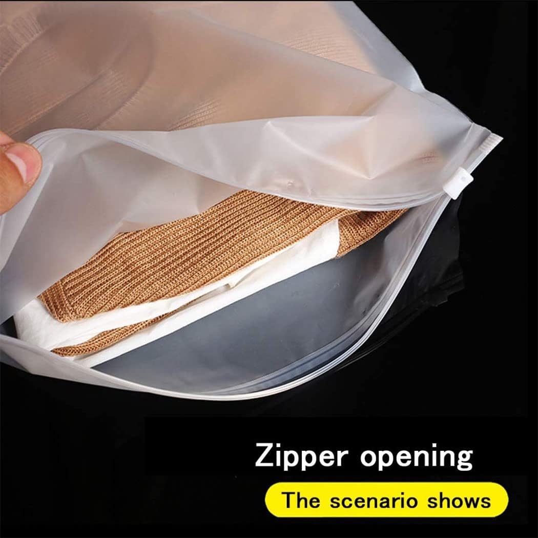 Herbruikbare Matte Zip Zakjes – 40-Pack Kledingopslag Hoezen met Ventilatiegaten (1 Kopen, 1 GRATIS)
