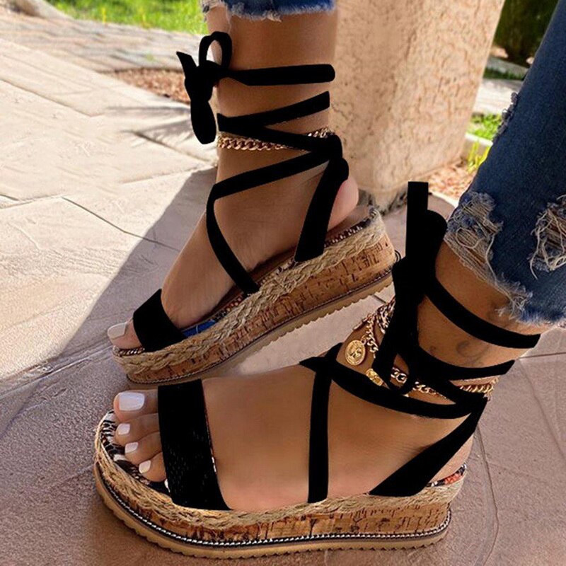 Comfortabele dames sandalen met voetbed en modern design - Amaya