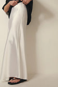 Satijnen Rok met Hoge Taille – Elena