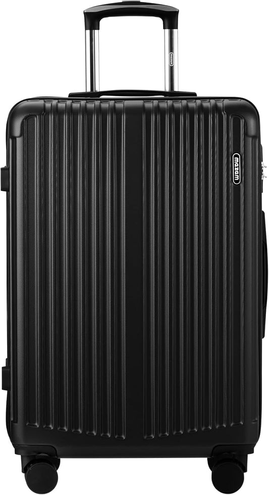 Grote Hard-Shell Koffer met 360° Wielen en TSA-slot – Zwart