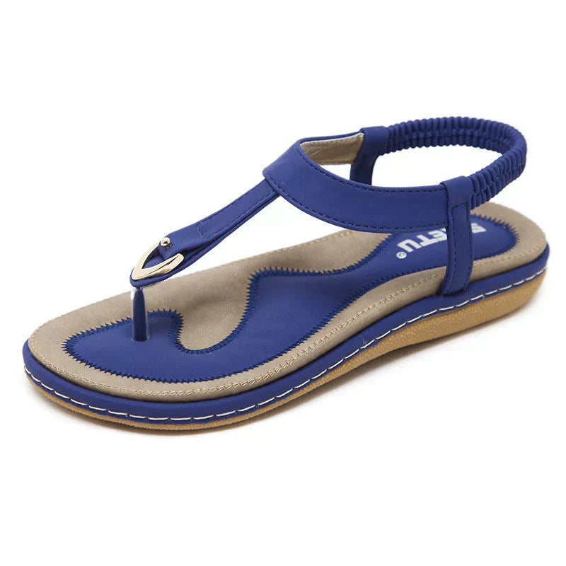 Lichte Platte Dames Zomersandalen - Elodie