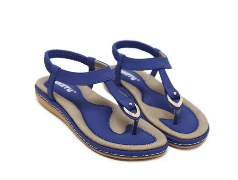 Lichte Platte Dames Zomersandalen - Elodie