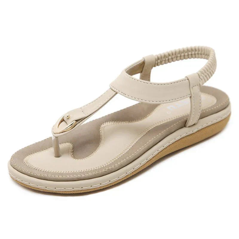Lichte Platte Dames Zomersandalen - Elodie