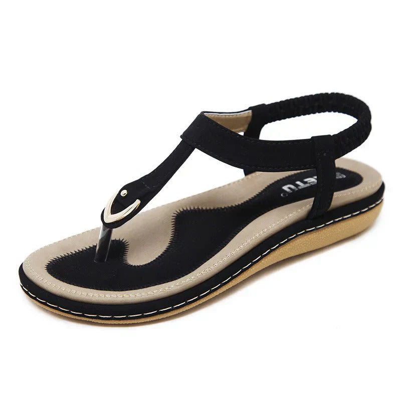 Lichte Platte Dames Zomersandalen - Elodie