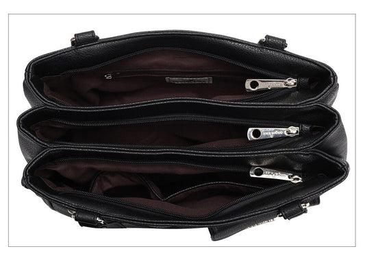 Multi-vakken Dames Schouder- en Crossbody Handtas – FlexiCarry