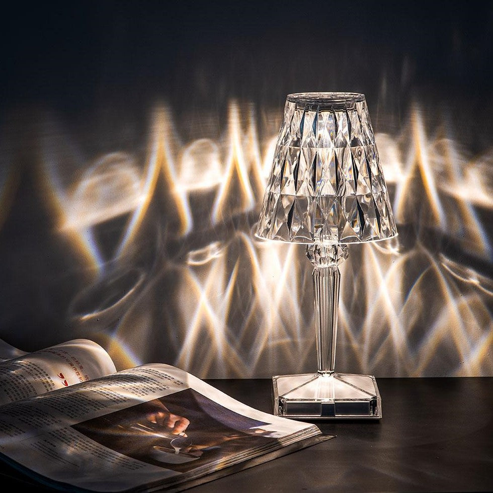 Kristallen Tafellamp met Touchbediening - LumeCrystal
