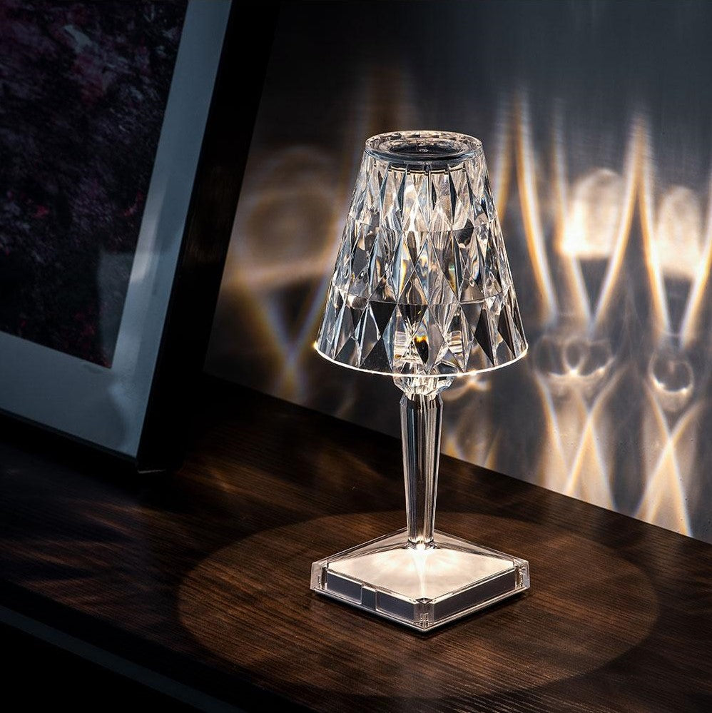 Kristallen Tafellamp met Touchbediening - LumeCrystal