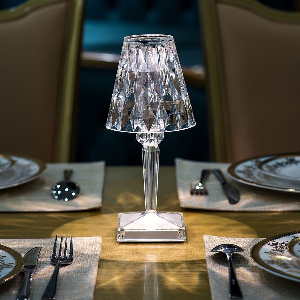 Kristallen Tafellamp met Touchbediening - LumeCrystal