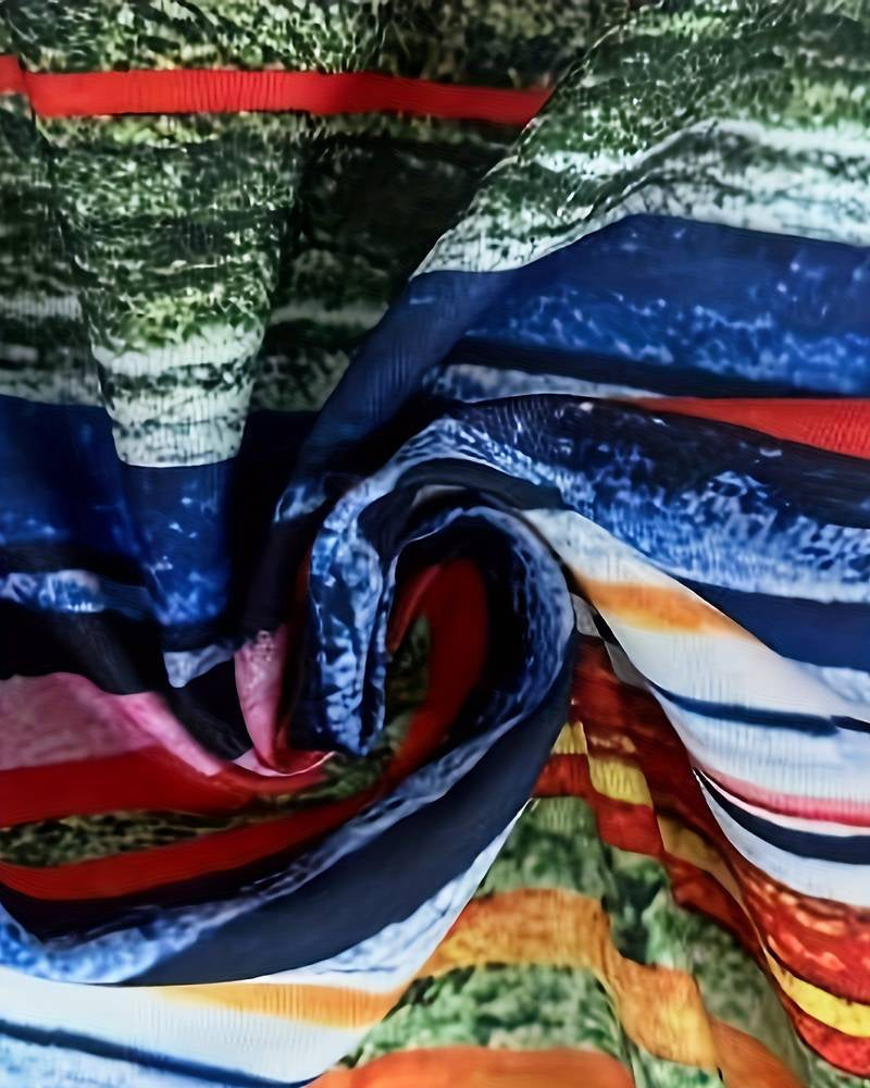 Gestreepte Damesblouse met Knopen – Sofia