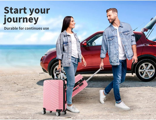 Hard Shell Handbagagekoffer met Slot & Spinnerwielen – Rosemont