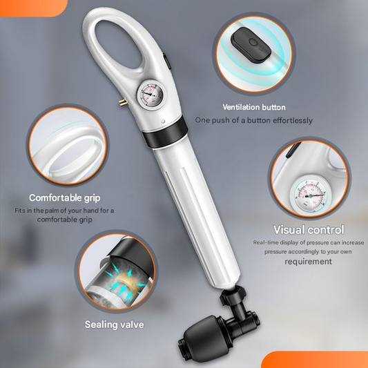 Luchtdruk Ontstopper (Verstelbaar 1–8 bar) - BlastAir