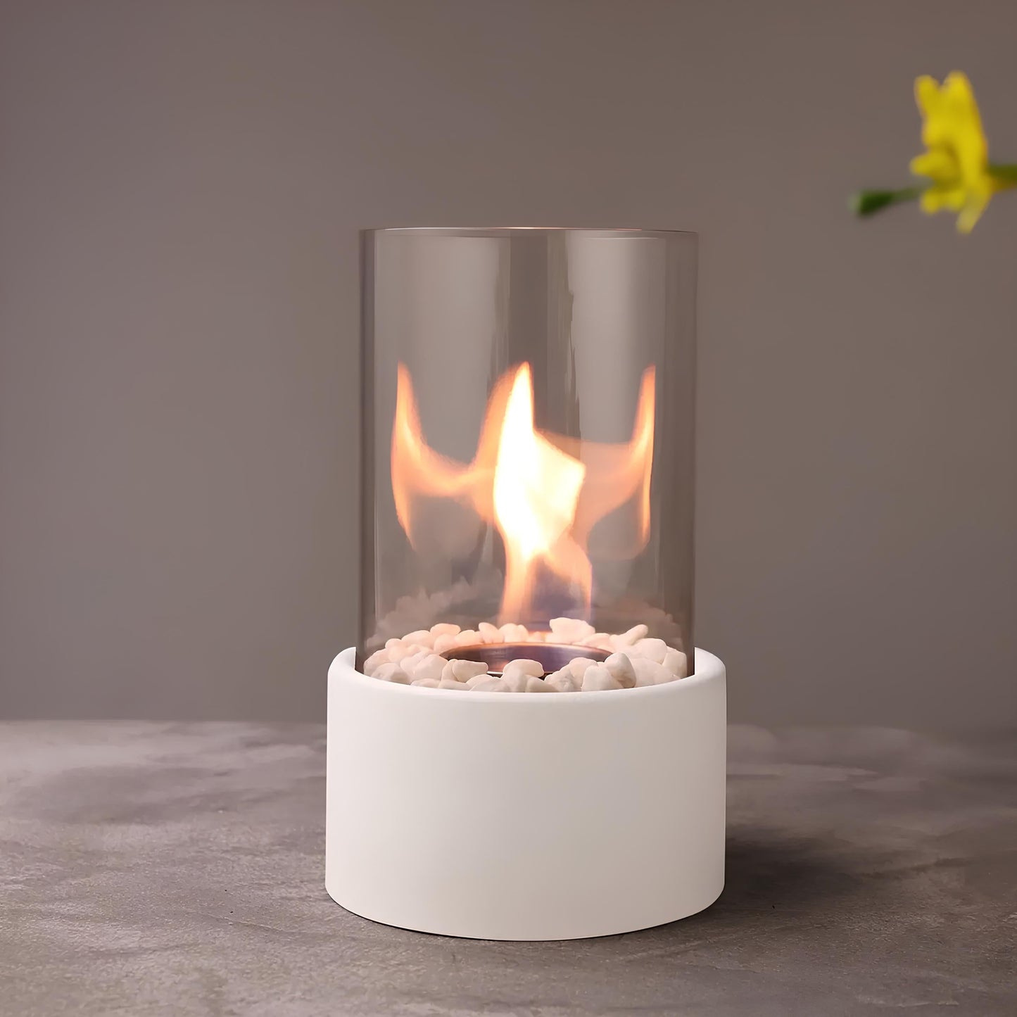 Klassieke Olie Lamp met Open Vlam - Lumora