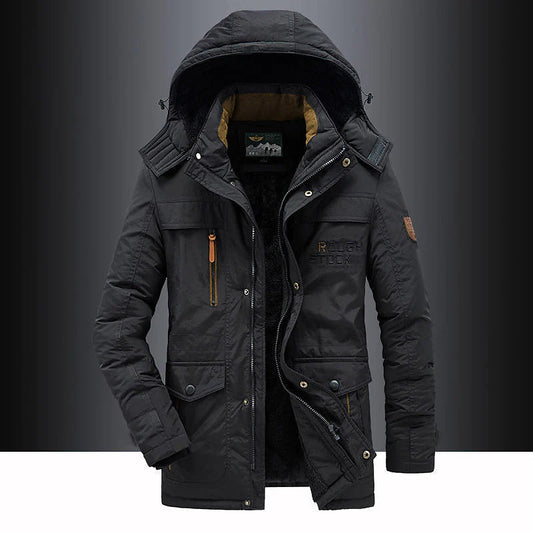 Heren Parka met Fleece Binnenvoering – Leventis