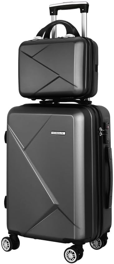 Compact 2-Delige Handbagage Set met Spinner Wielen & TSA Slot – FlexLite