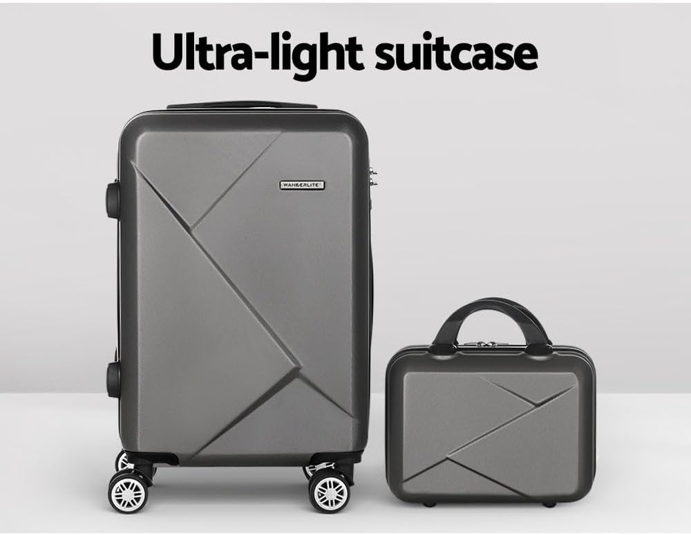 Compact 2-Delige Handbagage Set met Spinner Wielen & TSA Slot – FlexLite