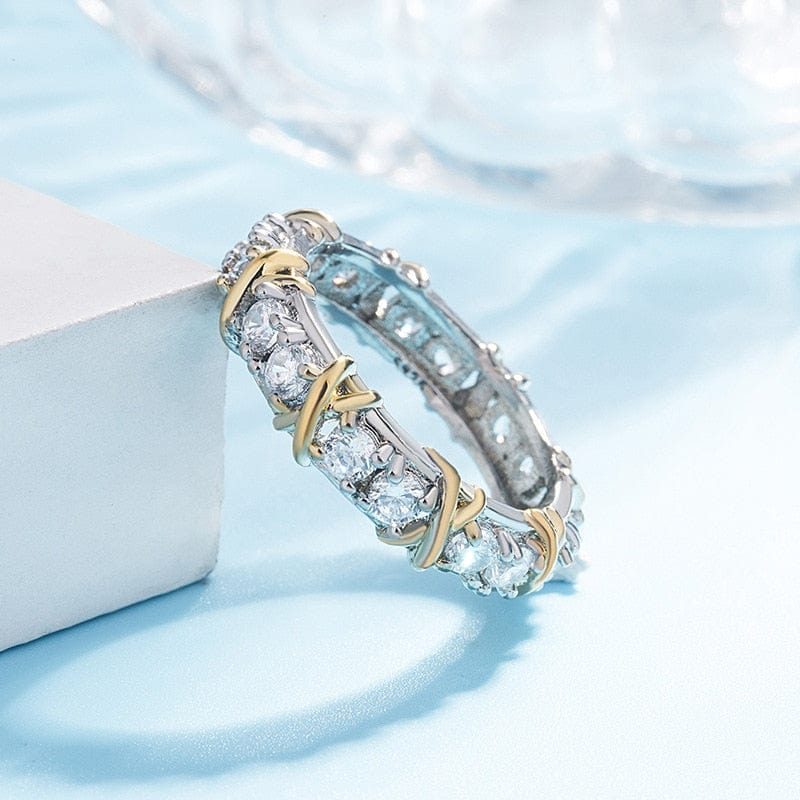 Cross Ring | Platina Ring