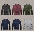 Heren Casual Henley Shirt Lange Mouwen