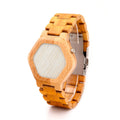 Digitaal Houten LED-horloge