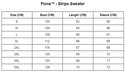Fiona™️ - Stripe Sweater