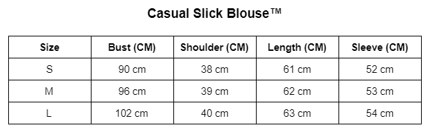 Casual Slick Blouse™️