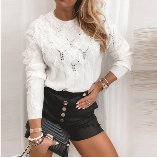 O-Neck Long Sleeve Pullover™️